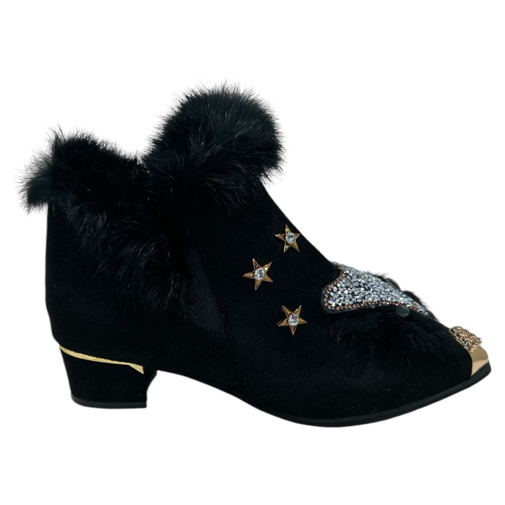 NEW FURRY ANKLE BOOTS SIZE 40 #69